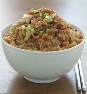 Savoury Glutinous Rice (Chu Bee P’ng)