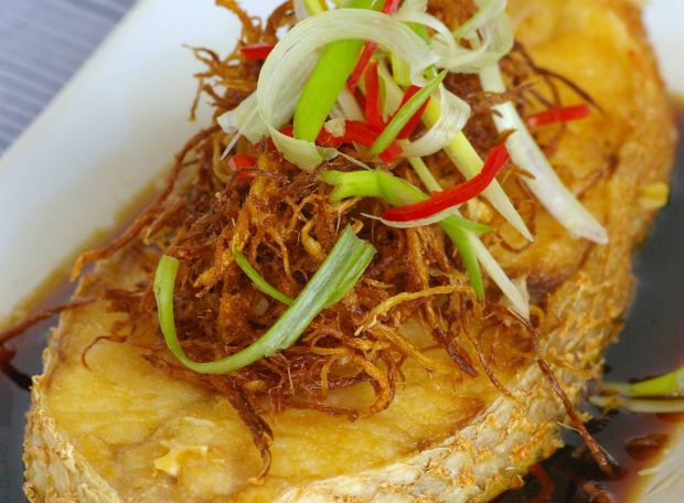 Fried Fish in Fragrant Ginger Sauce
