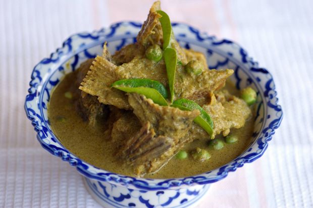Green Curry Fish Head by Amy Beh