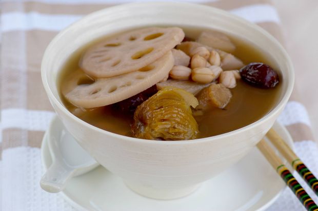 Lotus Root And Peanut Soup