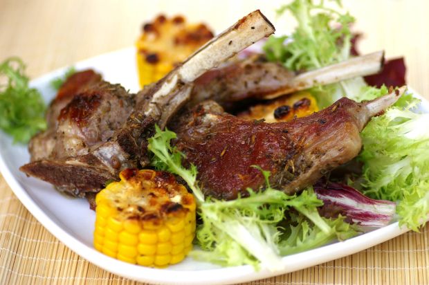 Grilled Herbed Lamb Cutlets