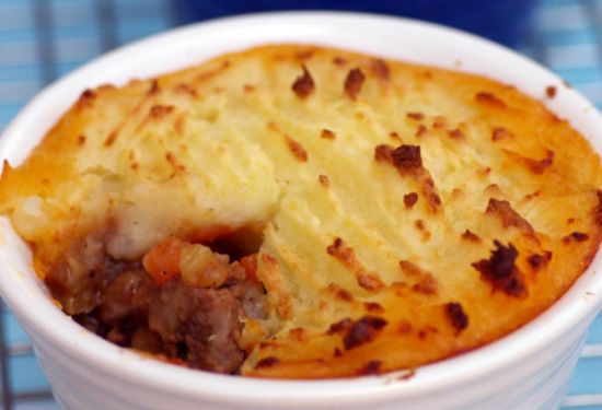 Beef Pot Pie With Mashed Potato Topping