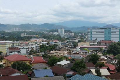 A view of Kajang from the highest elevation in Sungai Chua.