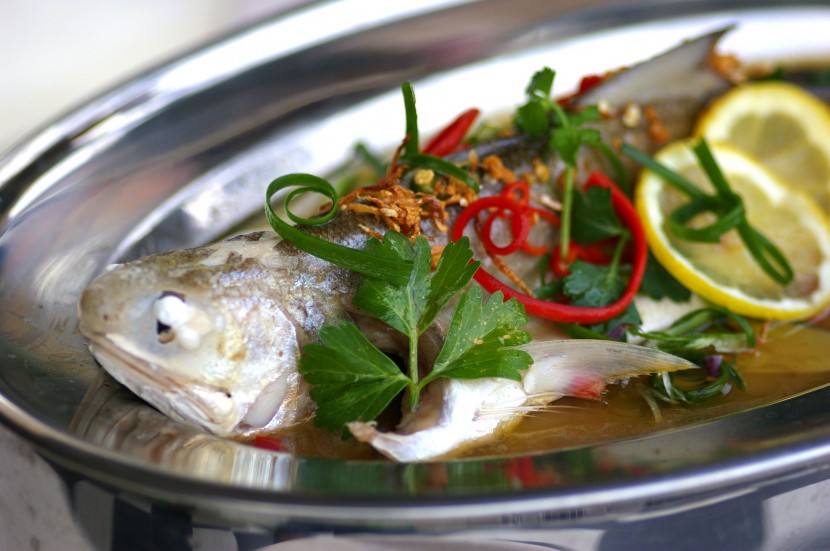 Steamed Fish in Tangy Lemon Sauce