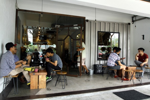 Chill out spot: The laid back and comfortable atmosphere of The Grumpy Cyclist makes it a good place to hang out with your family and friends.