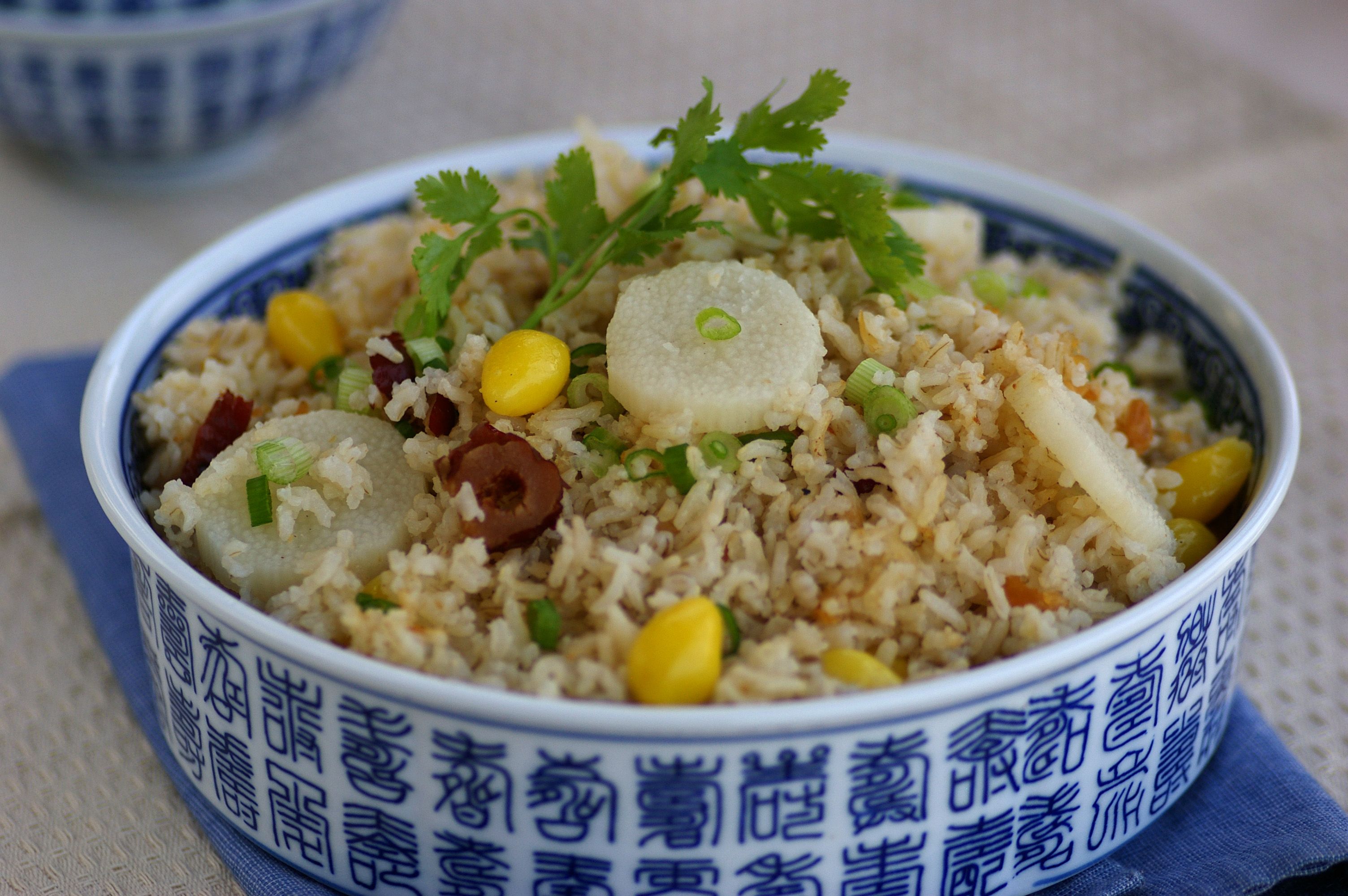 Brown Rice With Barley And Chinese Yam