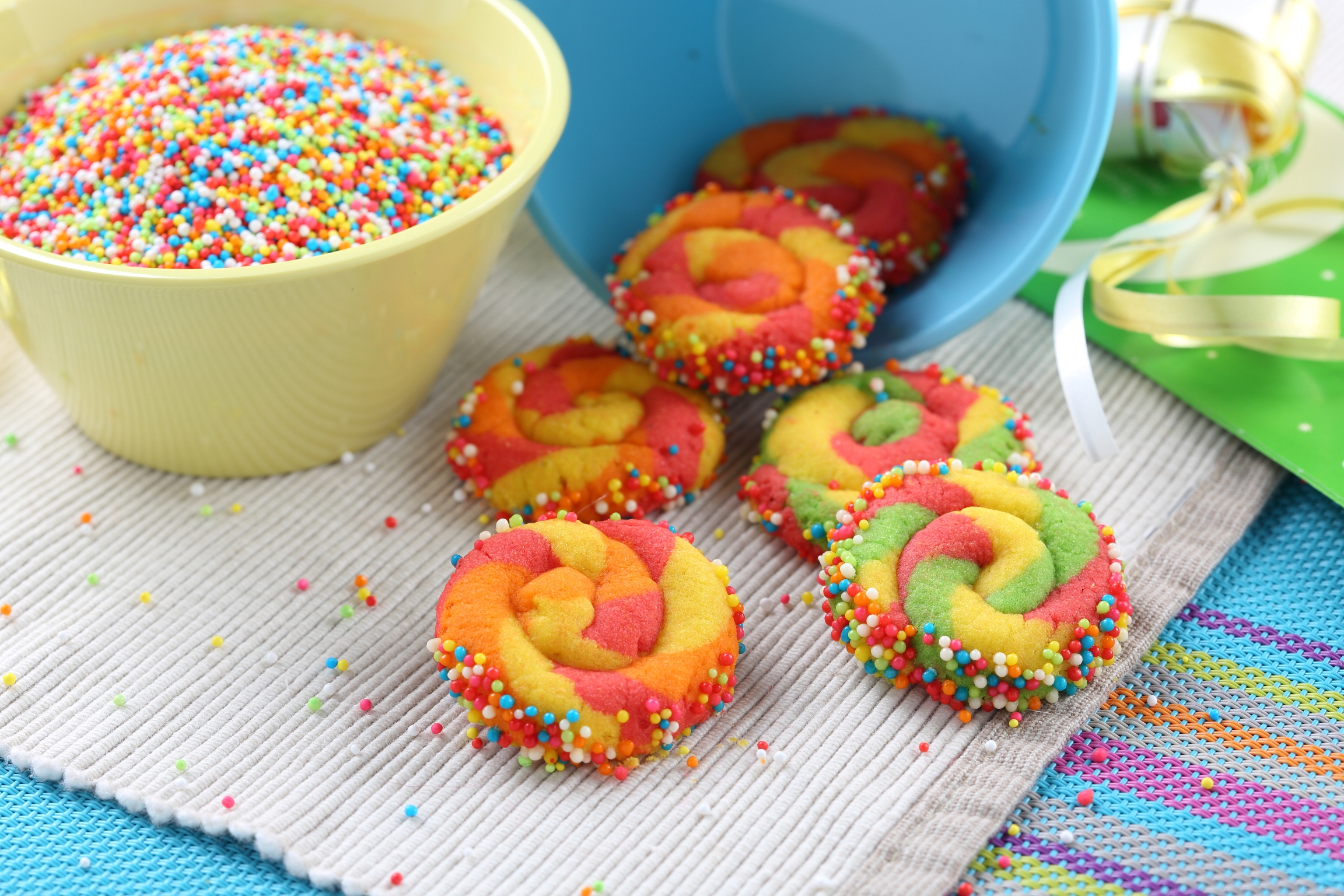 Colourful Wheel Cookie