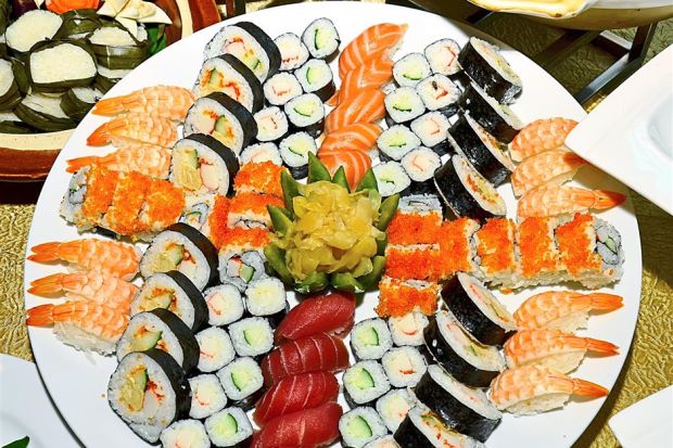 An assorted array of Sushi from the Agehan Japanese Restaurant will be headlining the Grand BlueWave Hotel's buffet spread this Ramadan.