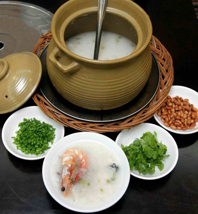 This simple porridge, a hallmark of teochew food, is certainly not plain.