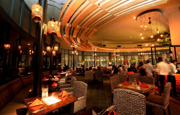 The interior of Signature by the Hill at the Roof.