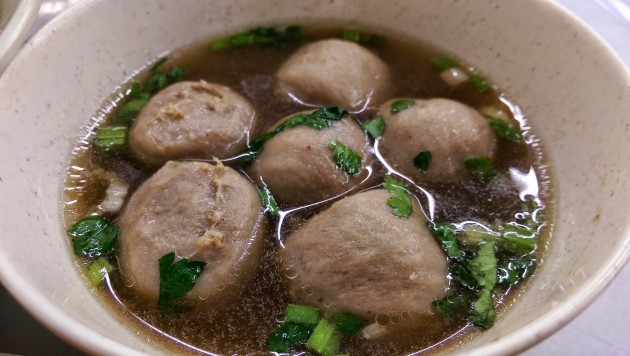 Beef meat balls, best with chilli sauce for that added kick.