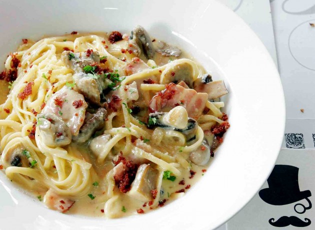 Ante's bestselling pastas such like the Real Bacon Carbonara have also made it into their brunch menu.