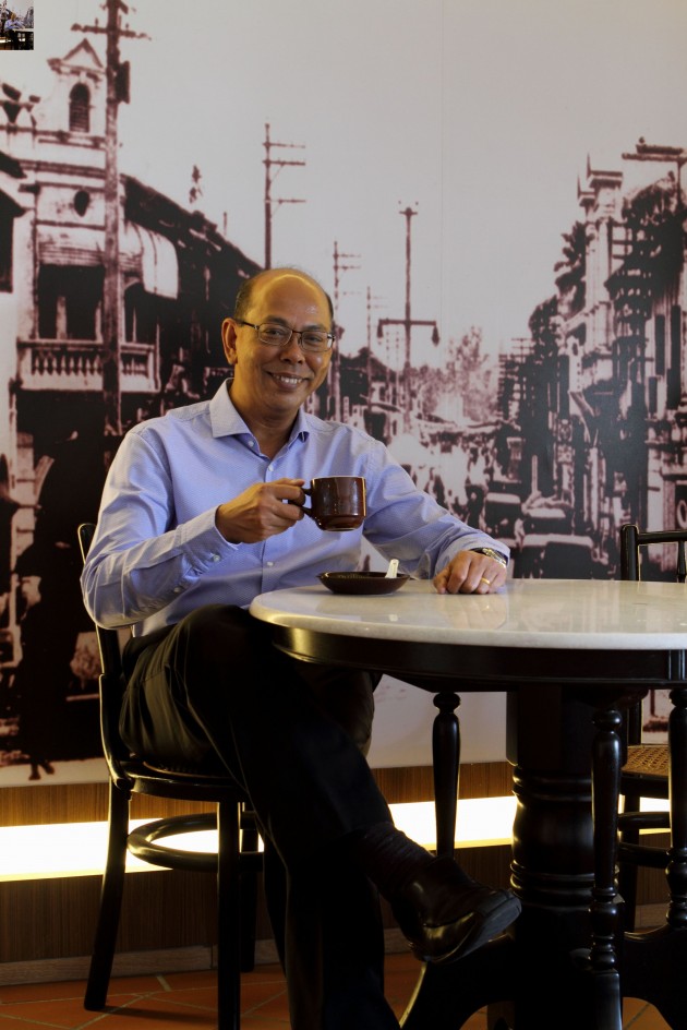 OLDTOWN White Coffee COO Clarence Leon D'Silva.