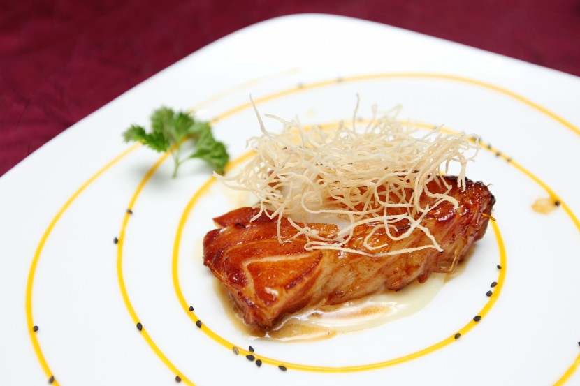 Special: Leong bakes the cod fish with caviar to give it a different twist.