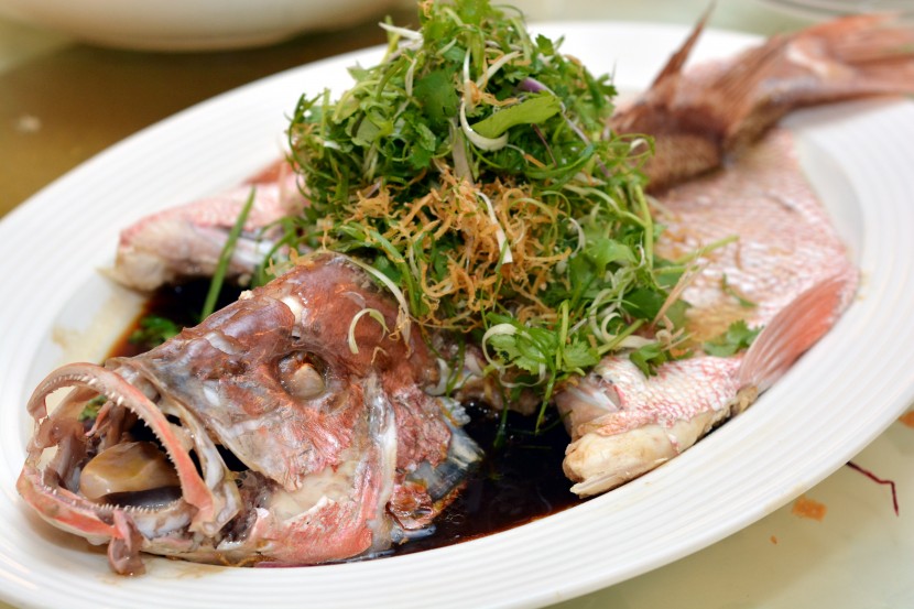 Popular dish: The Steamed Red Snapper Hong Kong Ginger Soy Sauce is a tasty fish treat.