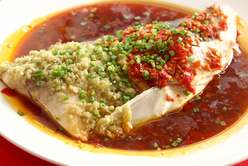 Strong flavour: Fish Head in ‘Double Style’ is steamed with two types of fermented chilli and chilli oil.
