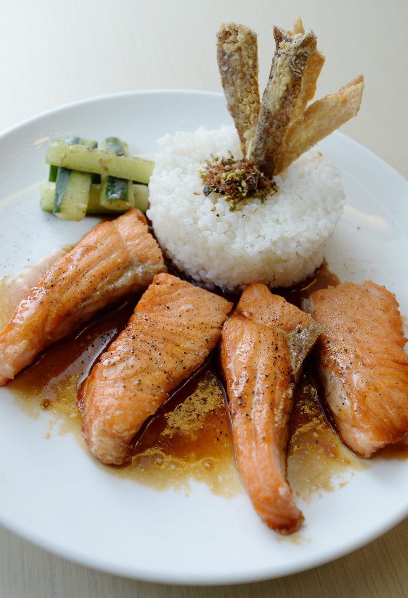 Fresh and tasty The Salmon Teriyaki is prepared with just the right amount of flavour.
