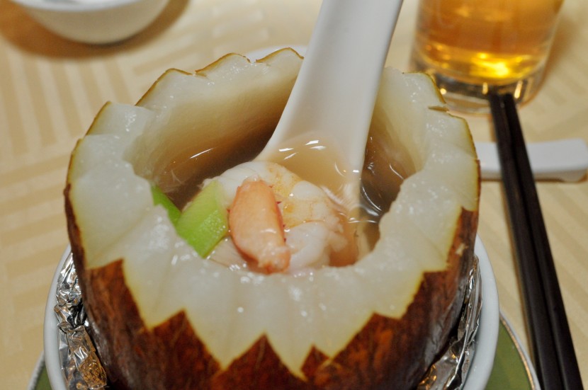 Winter Melon Seafood Soup