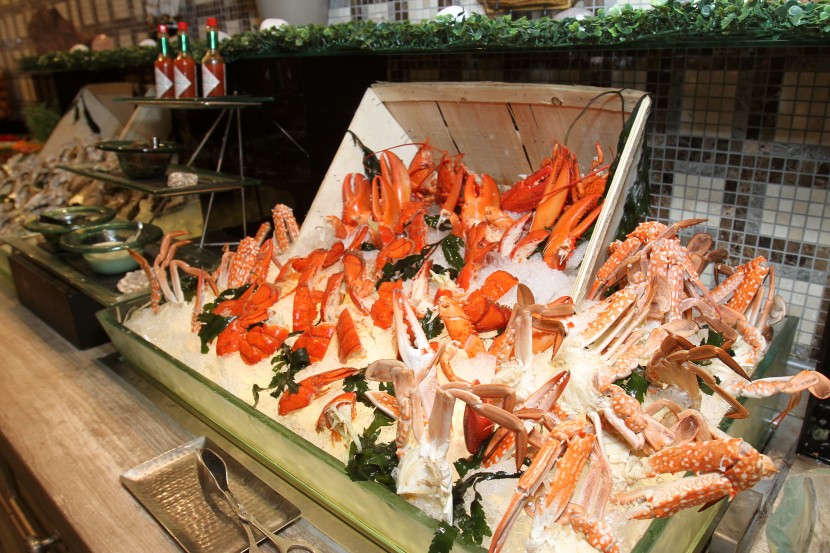 Delicacies: There are expensive seafood delights such as US lobsters at the Seafood Ice Counter.
