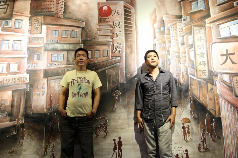 Masterminds: Eric (right) and John decorated the restaurant to look like Hong Kong’s char chan teng, the kopitiam equivalent in Malaysia, but with a classy look and feel.