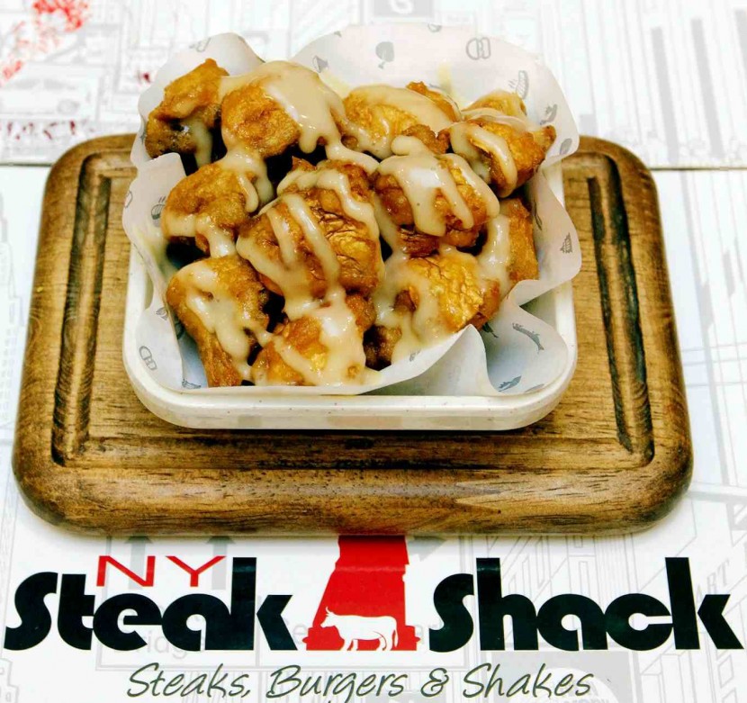 NY Steak Shack's fried mushrooms.
