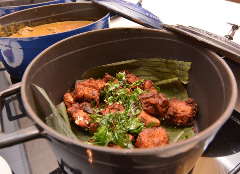 Spiced up: The Ayam Goreng Berempah was well coated with a variety of herbs and spices.