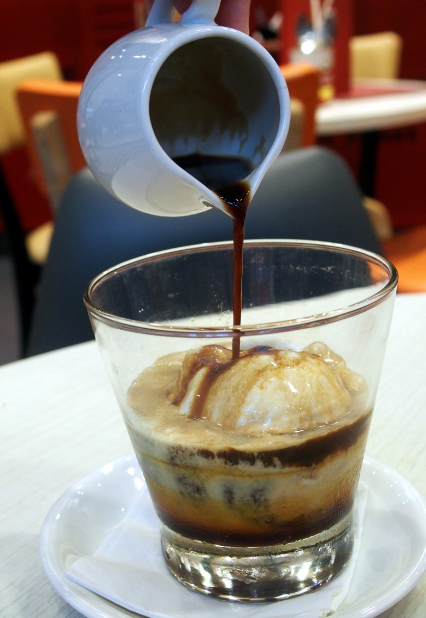 The Gula Melaka Affogato is one of the signature coffees.