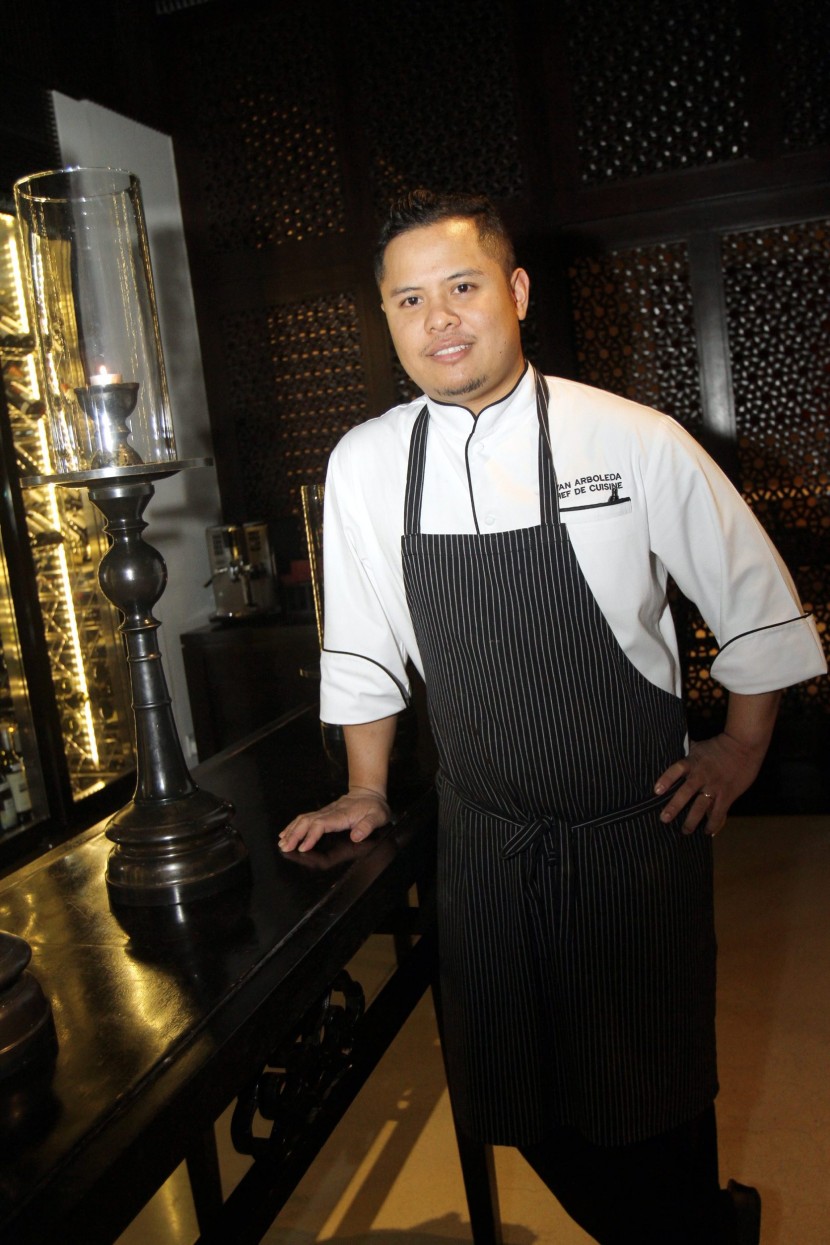 New Zealand-born Arboleda has 14 years of culinary experience under his belt.