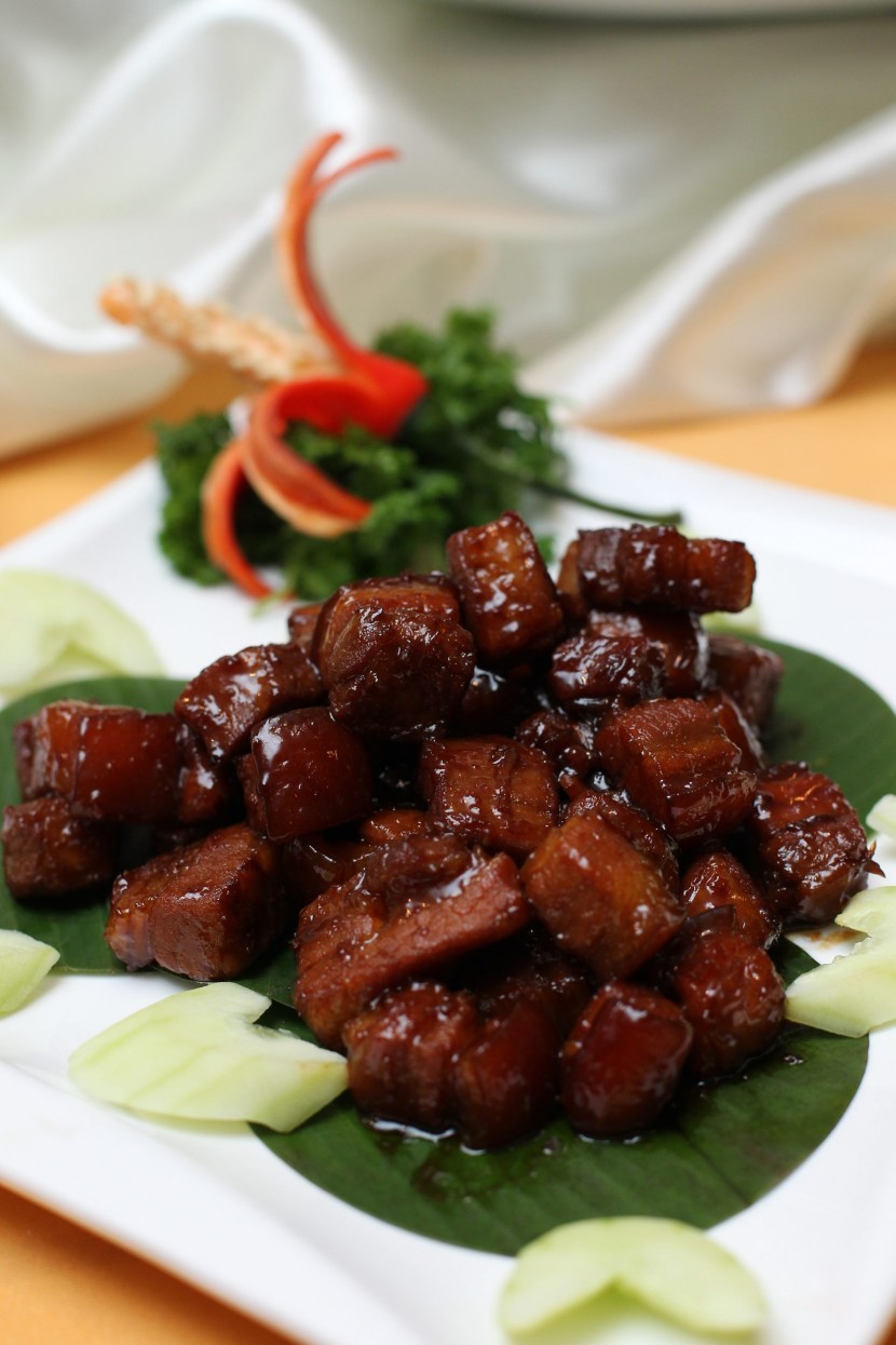 The Stewed Pork Belly Special Sauce came dressed in thick sweet barbecue sauce, a sauce that was created by Chef Lam himself. 