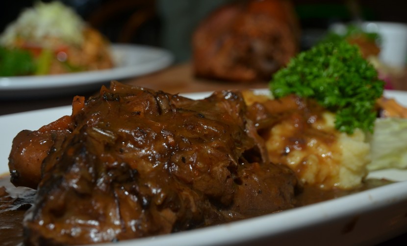 The Braised Lamb Shank is a crowd favourite.