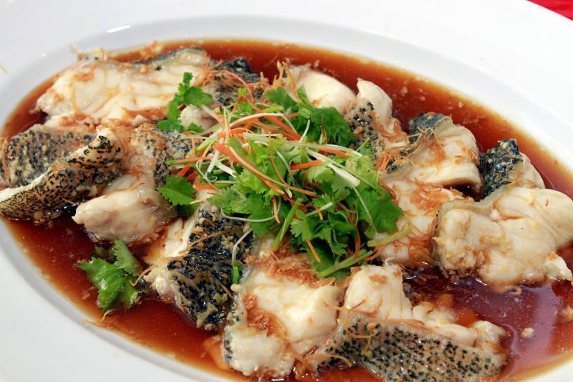 The Steamed Pearl Tiger Grouper.
