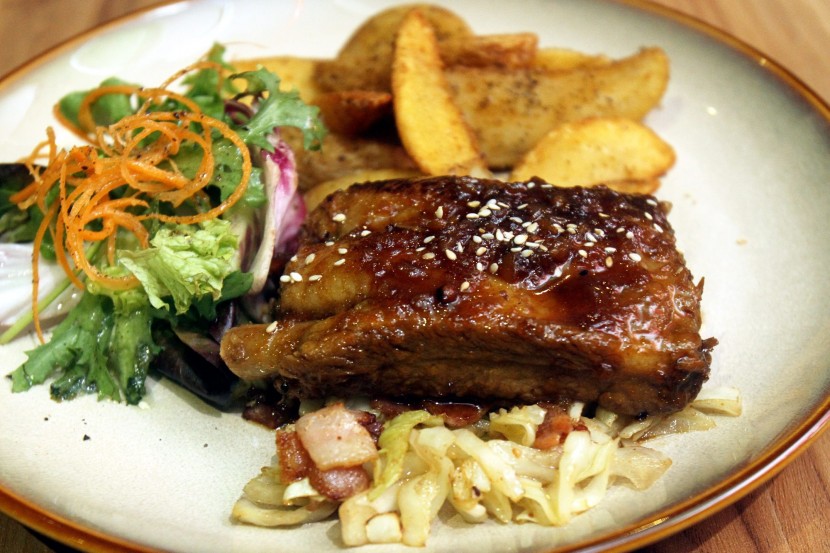 The Not So “Boar” Ribs were slow cooked ribs that were marinated in a variety of sauces including bulgogi, soy and oyster sauce.