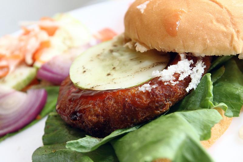 The restaurant has began experimenting with food and have come up with a paneer burger
