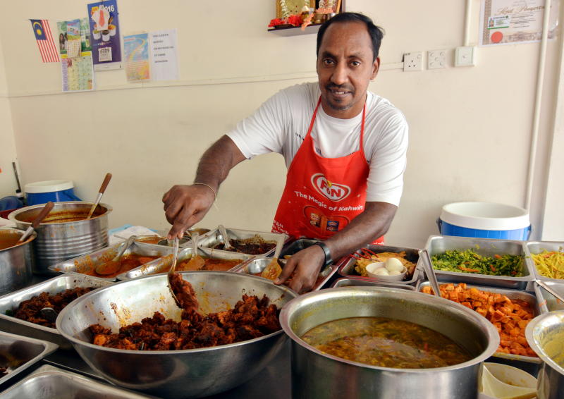 Ganesan Selvam is a familiar face at Selvam's Corner as he continues his father's business in Brickfields.