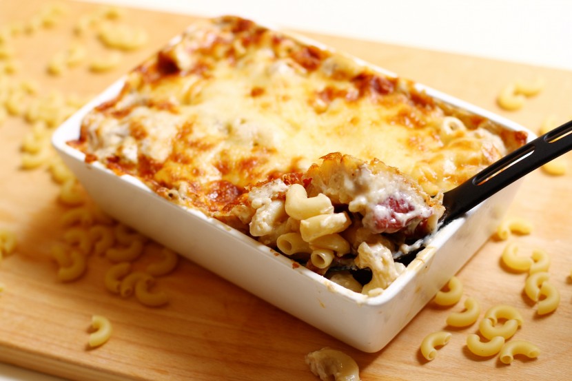 Macaroni Alforno with Beef and Peppers