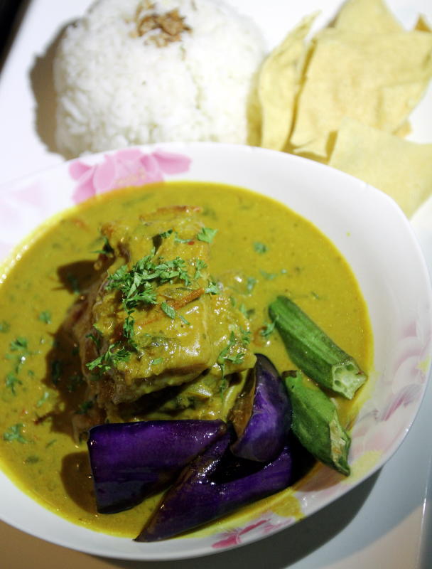 Fish of the Flame is a bowl of soft smooth fish fillets braised with traditional Kerala spices set into a creamy base gravy.
