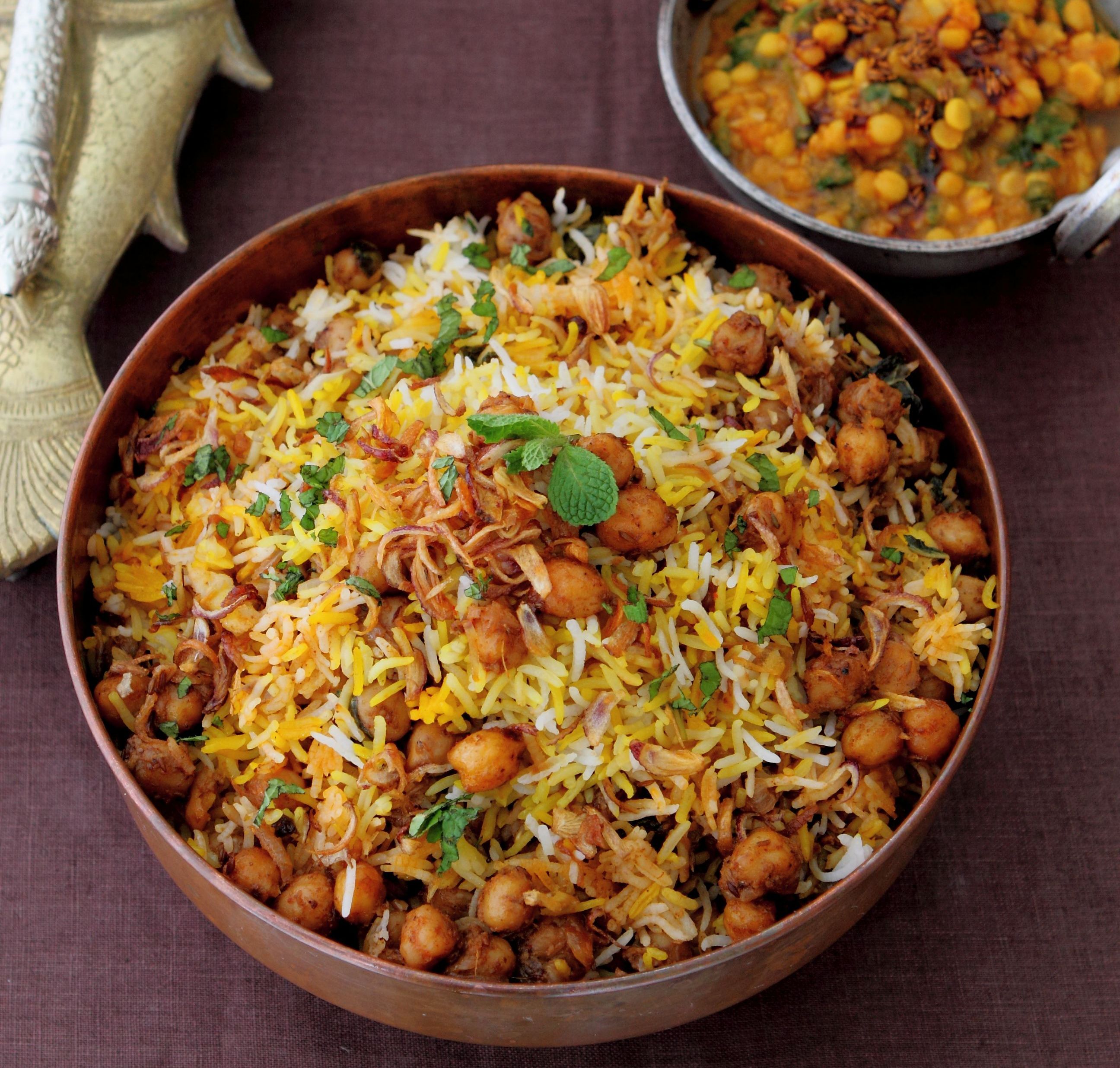 Quobuli Pulao (Rice and Chickpeas Pilaf)