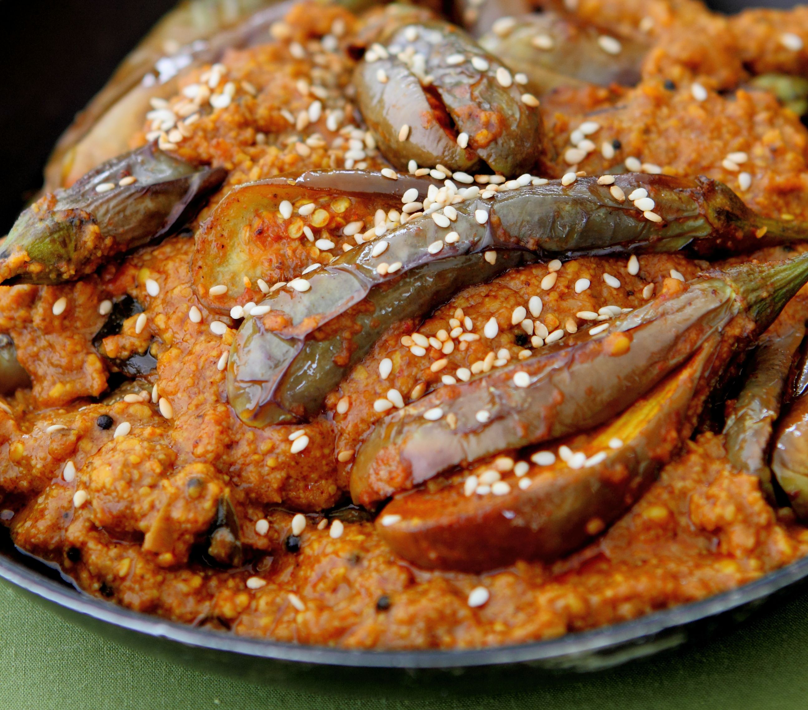 Baingan Masala (Brinjals cooked in Spices)
