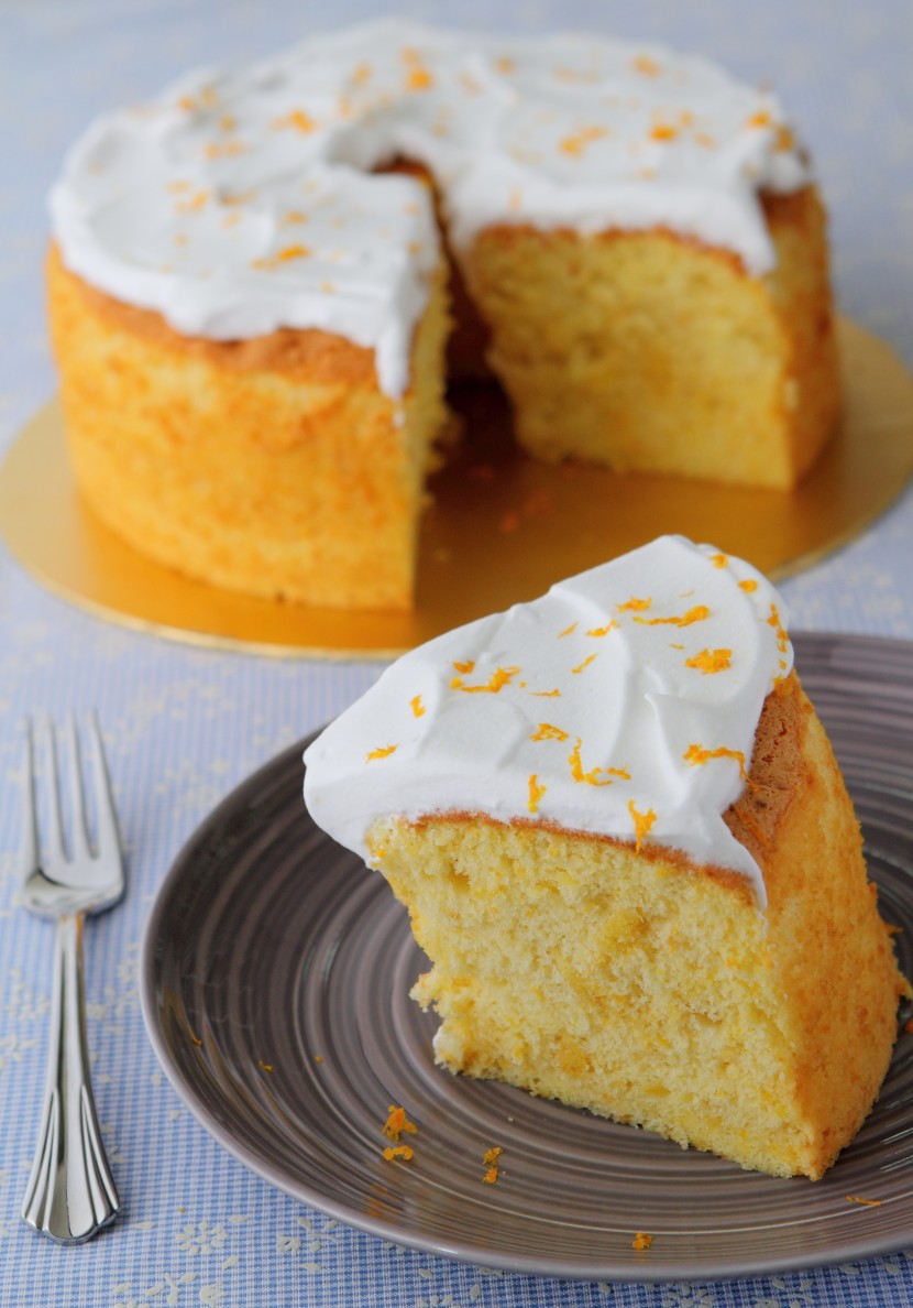 Orange Chiffon Cake.