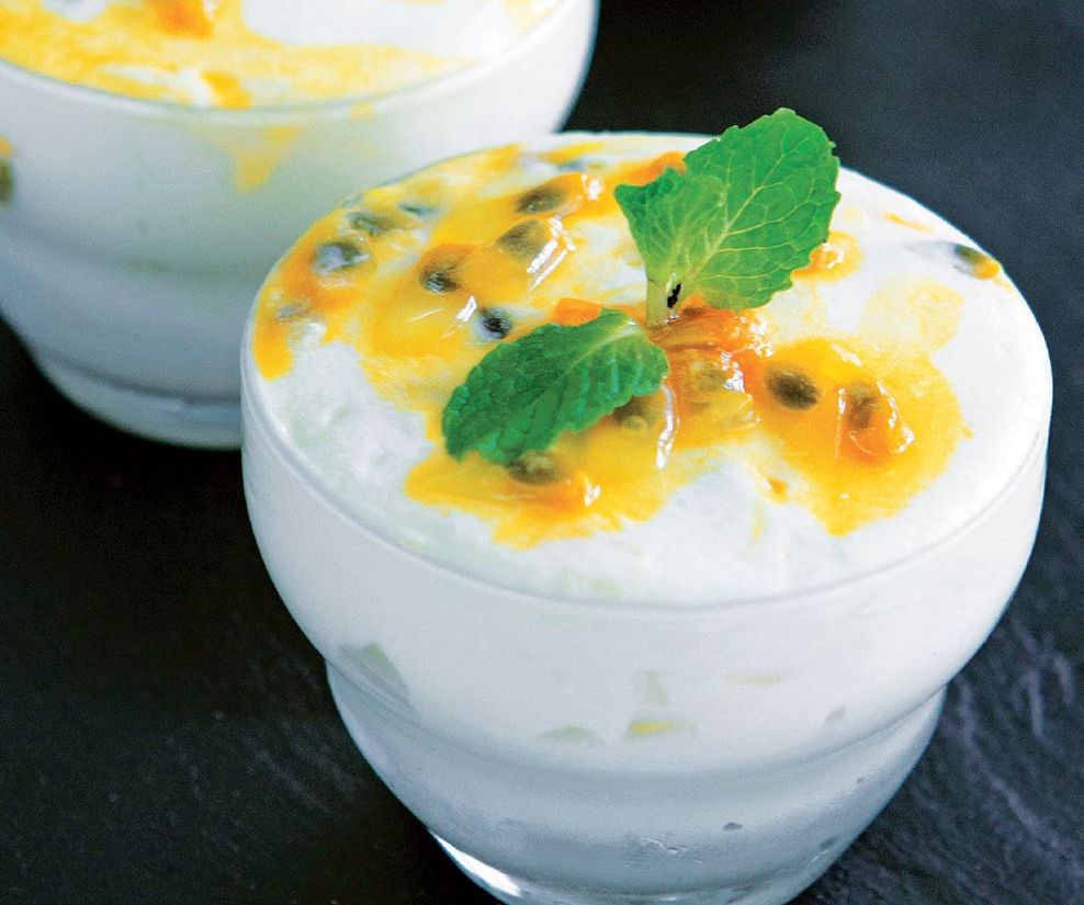 White Chocolate and Passion Fruit Mousse - Cover